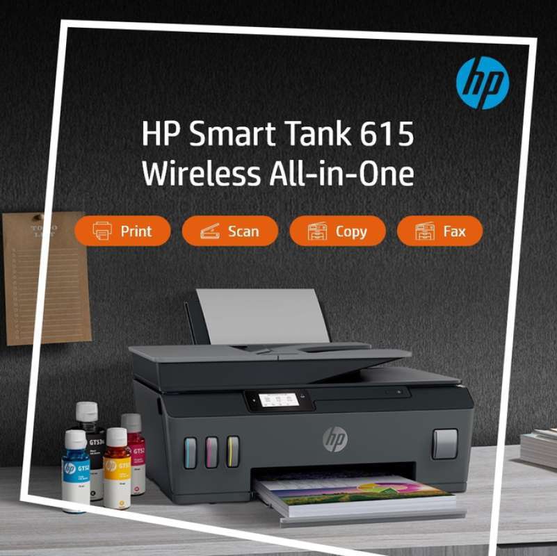 Jual Hp Smart Ink Tank 615 Wireless All In One Printer Online November 2020 Blibli Com