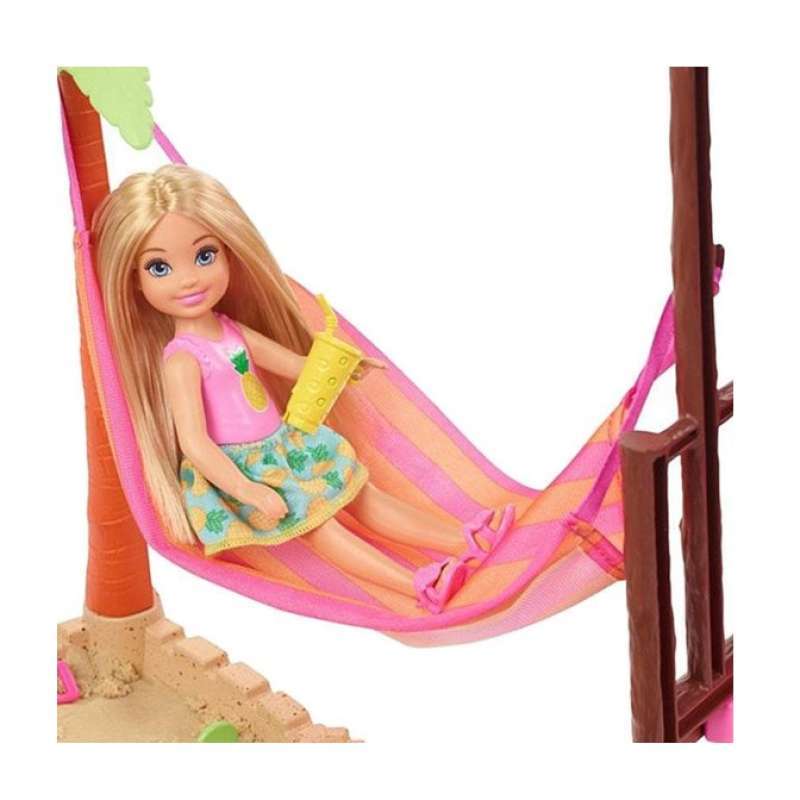 Jual Barbie Dreamhouse Travel Chelsea Tiki Hut Online September 2020 Blibli Com