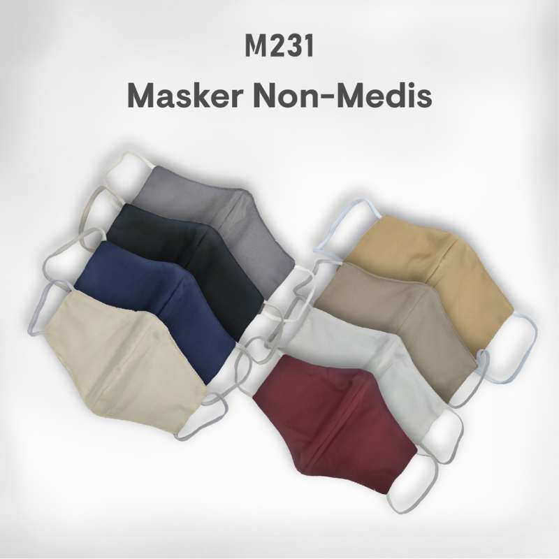 Jual Masker Kain Katun 3 Lapis Washable Dengan Kantong Filter Online April 2021 Blibli