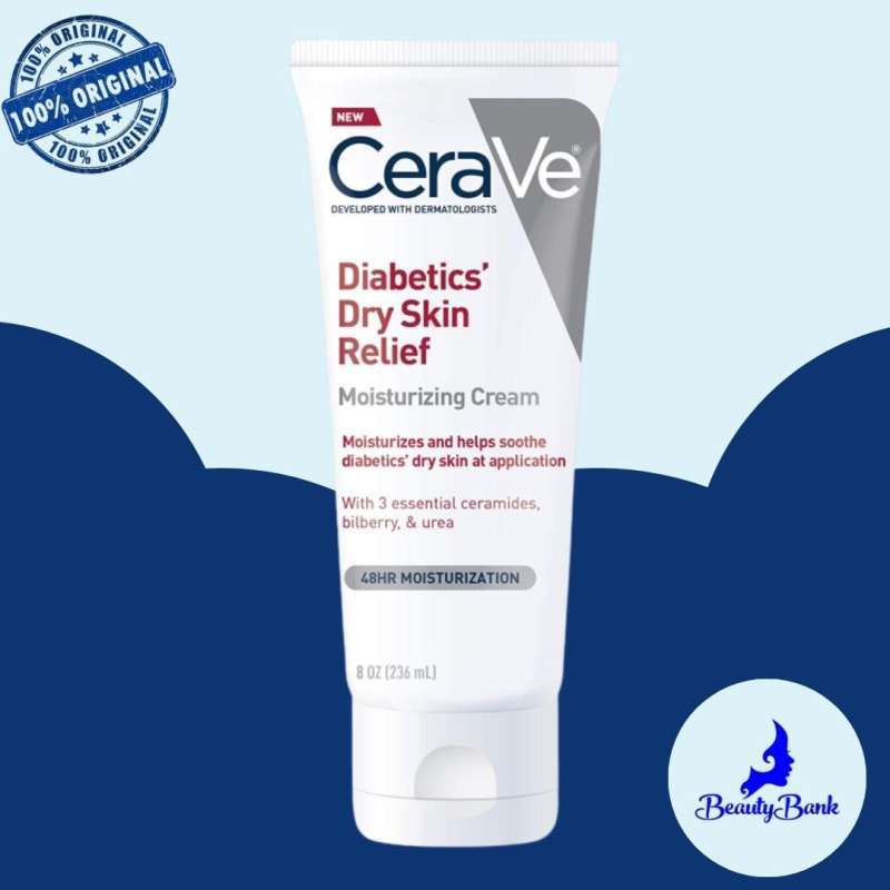 cerave diabetics dry skin relief moisturizing cream