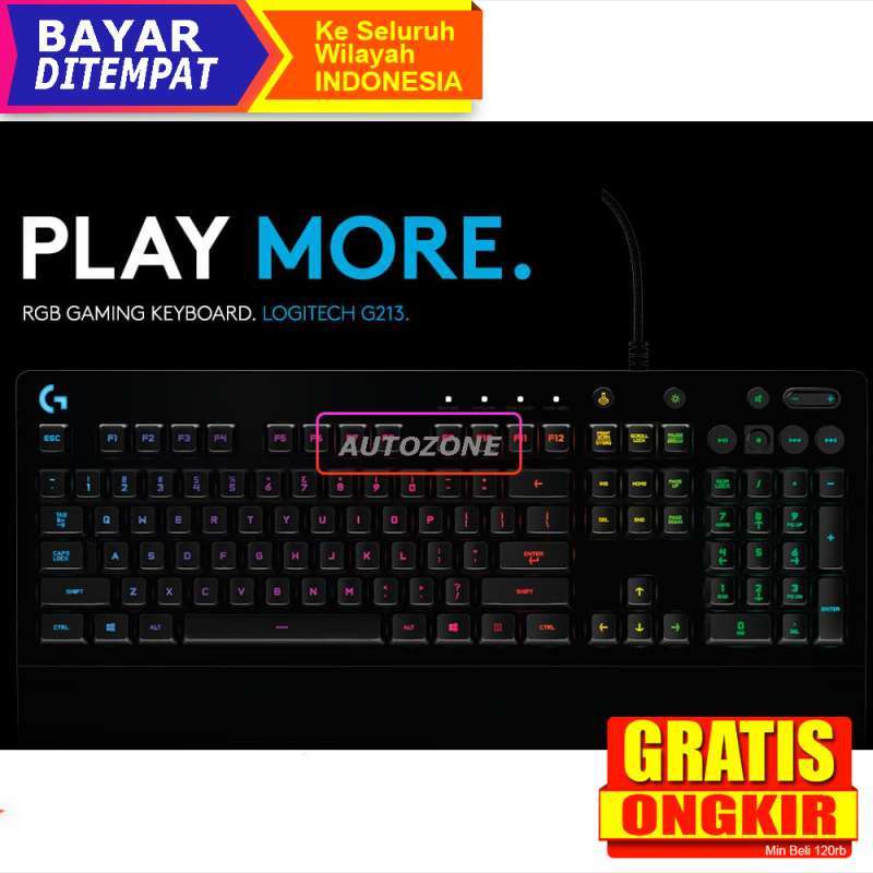 Jual Logitech G213 Prodigy Gaming Keyboard Online Desember 2020 Blibli
