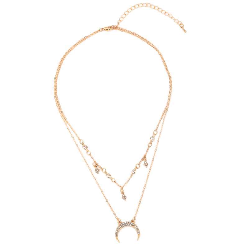Promo Elegant Double Layer Necklace For 