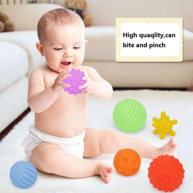 Jual 6pcs Colorful Soft Message Ball Baby Sensory Development Education Bath Toys Online September 2020 Blibli Com