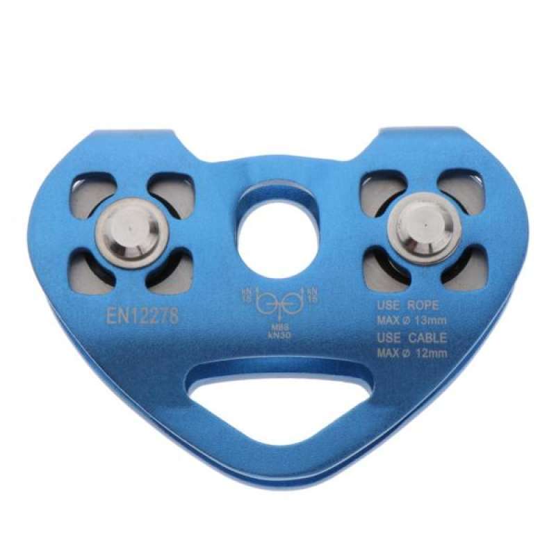 Jual Climbing Dual Pulley Zip Line Trolley Fixed Eye For Outdoor Rock Carabiner Cable Online September 2020 Blibli Com