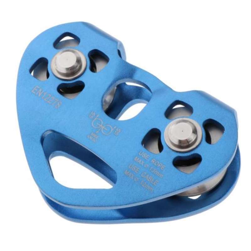 Jual Climbing Dual Pulley Zip Line Trolley Fixed Eye For Outdoor Rock Carabiner Cable Online September 2020 Blibli Com