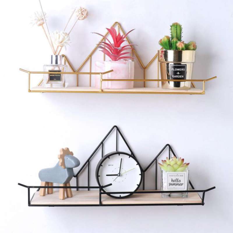 2pcs Wooden Metal Shelf Hexagon Design Wall Mounted Shelves Storage Rack Terbaru Agustus 2021 Harga Murah Kualitas Terjamin Blibli 2pcs Wooden Metal Shelf Hexagon Design, Wall Storage Rack