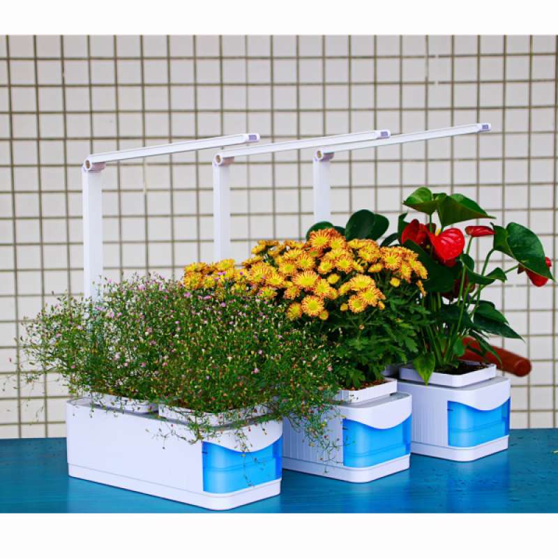 20 Led Grow Light Desk Lamp, Indoor Herb Garden Kit With Grow Light