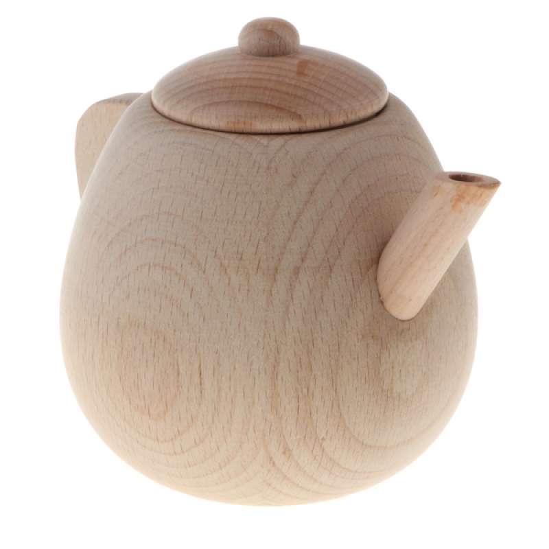 wooden teapot toy