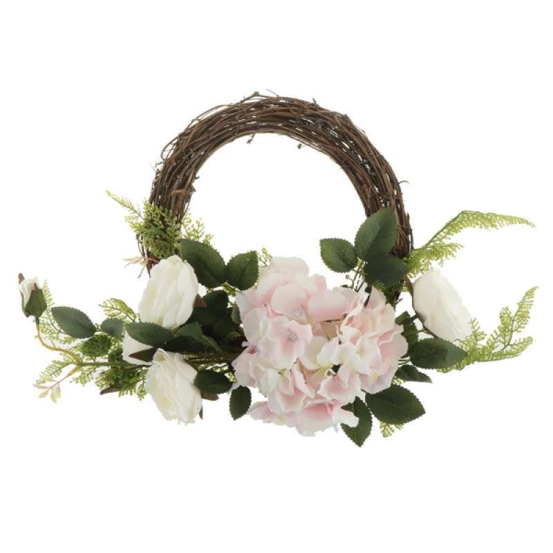 Jual Artificial Flower Silk Rose Leaf Garland Ivy Wreath Home Wedding Garden Deor Online September 2020 Blibli Com