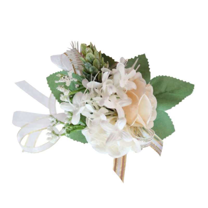 Jual Bridal Silk Wrist Corsage Wedding Party Prom Bridesmaid Flower Girl Bracelet Online Oktober 2020 Blibli Com