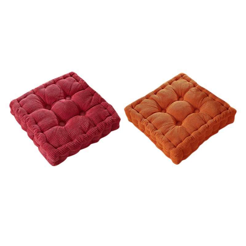 Jual 2 Pieces Thickened Chair Cushion Seat Pad Removable Corduroy Cover Pads For Table Chair Decor Orange Rose Red Online Oktober 2020 Blibli Com