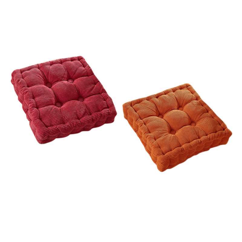 Jual 2 Pieces Thickened Chair Cushion Seat Pad Removable Corduroy Cover Pads For Table Chair Decor Orange Rose Red Murah September 2020 Blibli Com