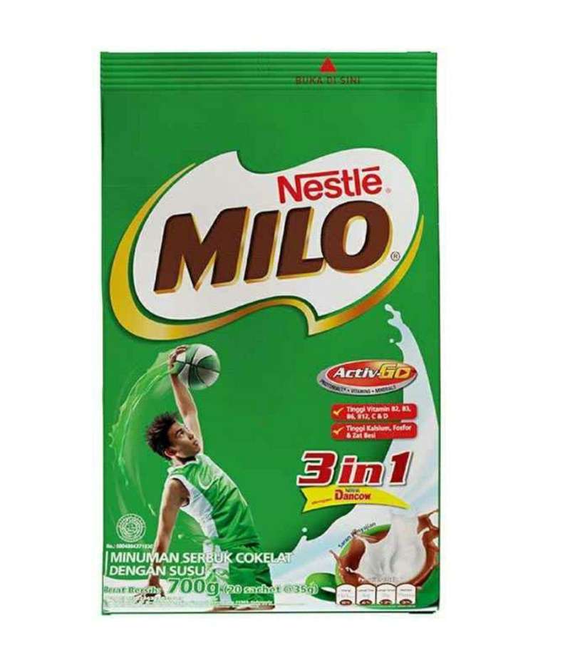 Jual Milo 3 In 1 700 Gram Milo Sachet 20 X 35 Gram Online September 2020 Blibli Com