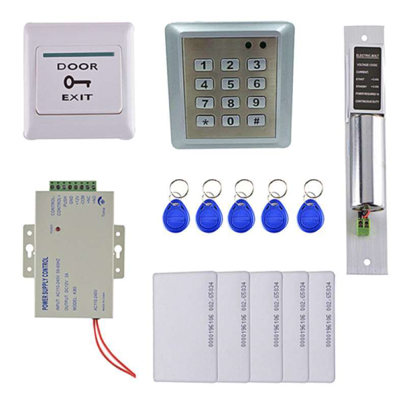 diy complete rfid card door access control kit with electric lock home
