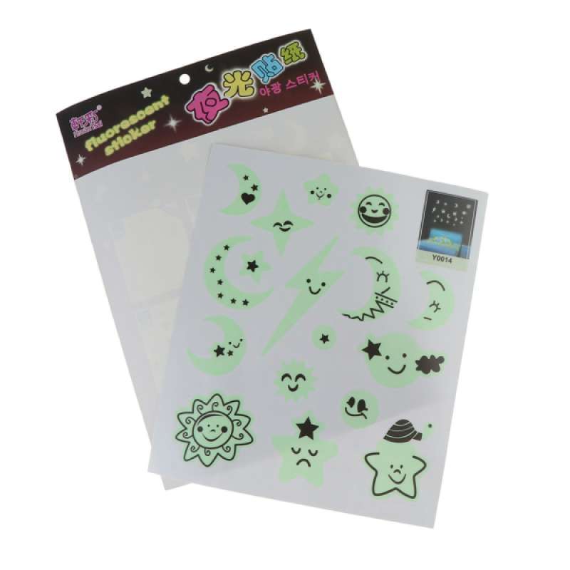 Jual Glow In The Dark Wall Cartoon Stickers For Windows Wall Or Car Removable Diy Home Decoration For Baby Bedroom Online September 2020 Blibli Com