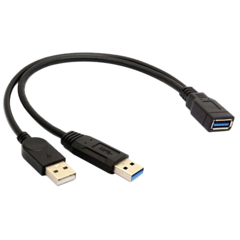 Lysee Data Cables Male to Female Extension Extend USB Retractable Cord Cable for Laptop Computer 
