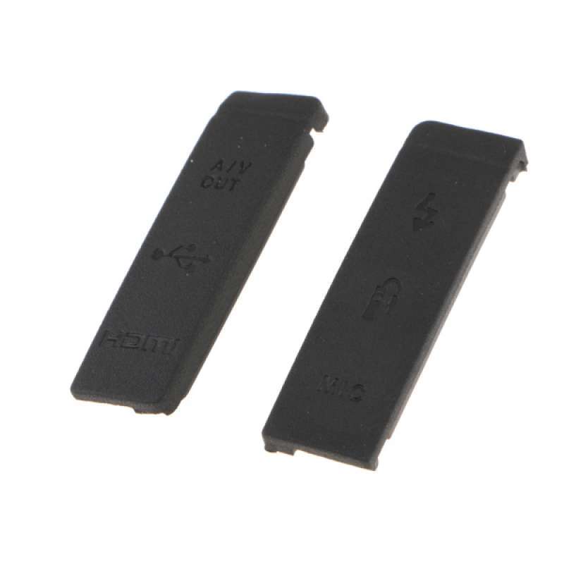 usb hdmi rubber dust door cover lid cap for canon eos 5d2 5d mark ii camera