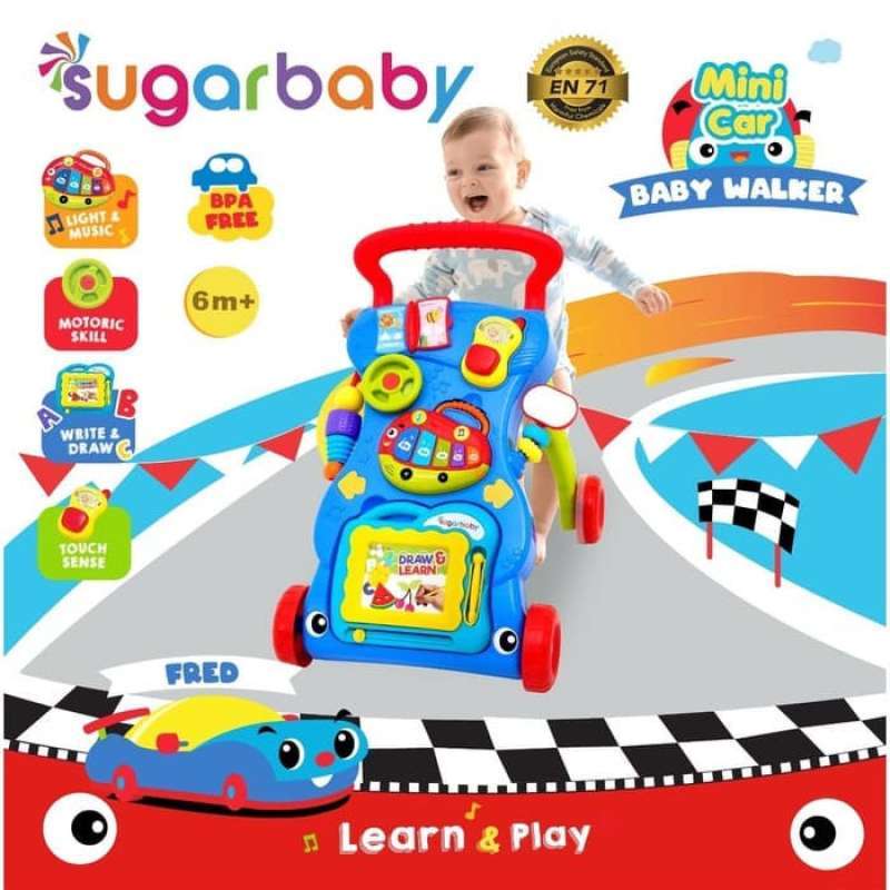 Jual Sugar Baby Mini Car Push Walker Baby Walker Online Mei 2021 Blibli