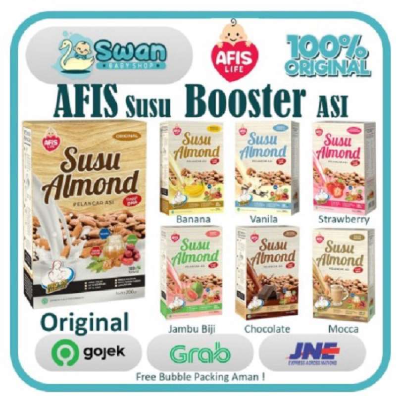 Jual Afis Susu Almond Pelancar Dan Booster Asi Ibu Menyusui Chocolate Terbaru Juni 2021 Blibli