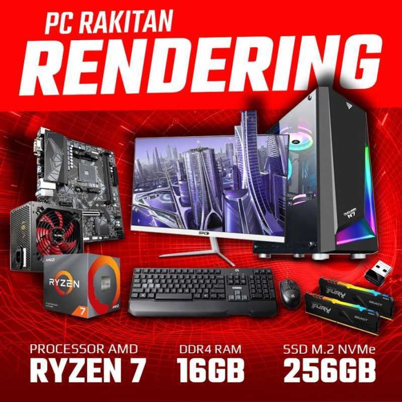 Rakitan Gaming Pc Rakitan Desktop Pc Ryzen 3700x Jual Pc Rakitan