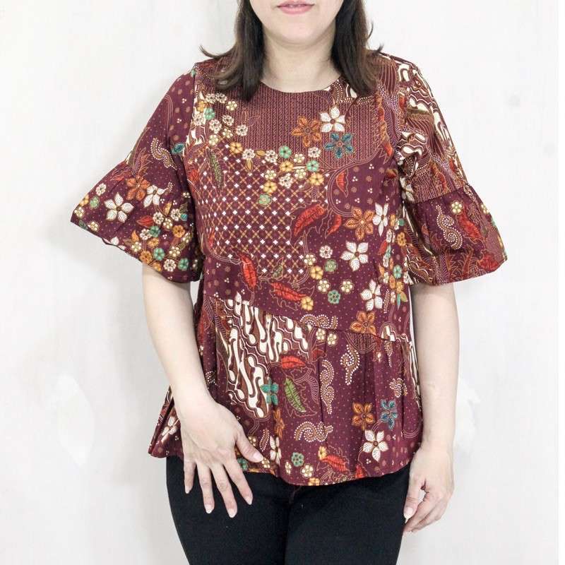 Fv5 Atasan Batik Wanita Lengan Pendek Murah U Kerja Kantoran Bahan Katun Strecth Terbaru Agustus 2021 Harga Murah Kualitas Terjamin Blibli