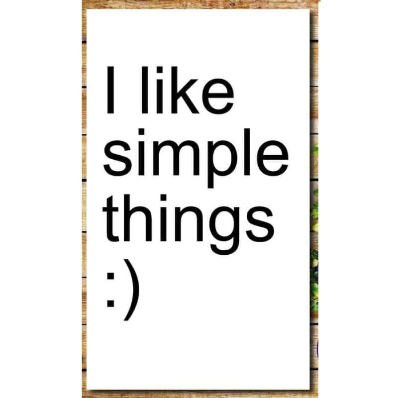 Jual Hiasan Dinding I Like Simple Thin Dekorasi Rumah Hiasan Kamar Cafe Terbaru Juni 2021 Blibli