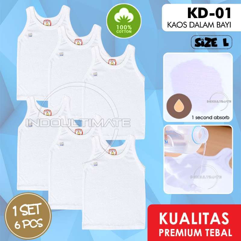Jual Baby Leon 6 Pc Cod Kaos Dalam Bayi Baby Kd 01 S M L Kaos Dalam Bayi Perempuan Laki Laki Baru Lahir Newborn Murah Singlet Bayi Pakaian Bayi Online September 2020 Blibli Com