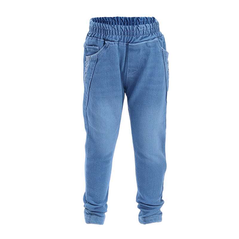 Hamlin Wileen Celana Panjang Anak Unisex Skinny Jeans Variasi Saku Kid Long  Pants Material Denim ORIGINAL Blue