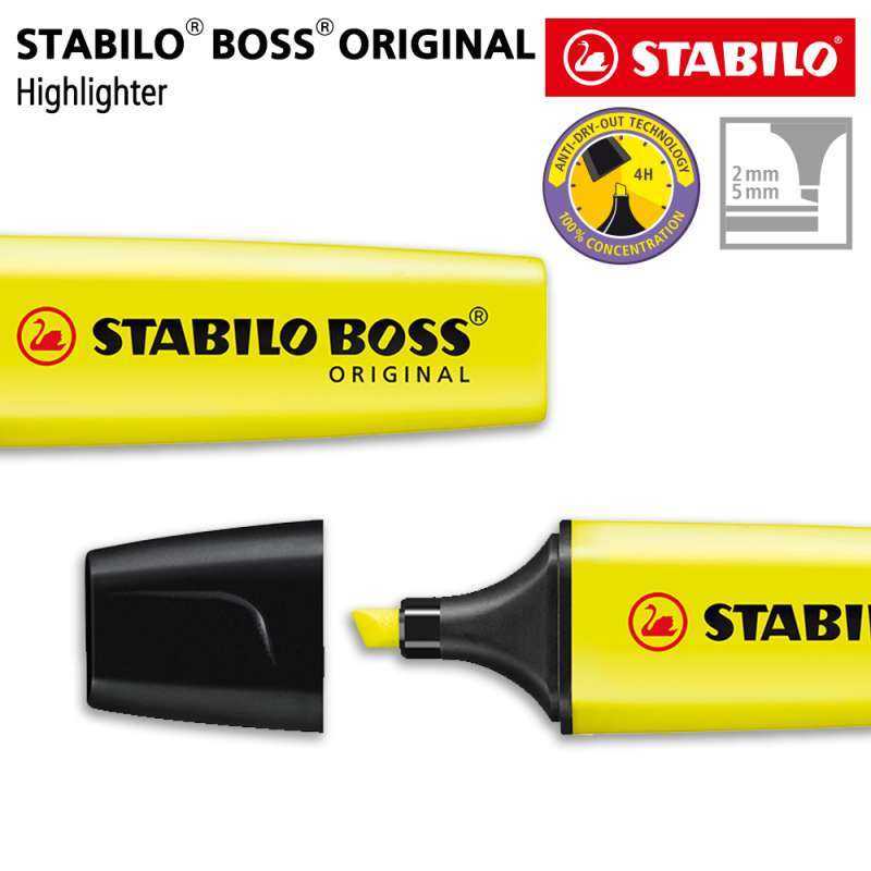 Jual Stabilo Boss Original Yellow Highlighter Warna Kuning Online Desember 2020 Blibli