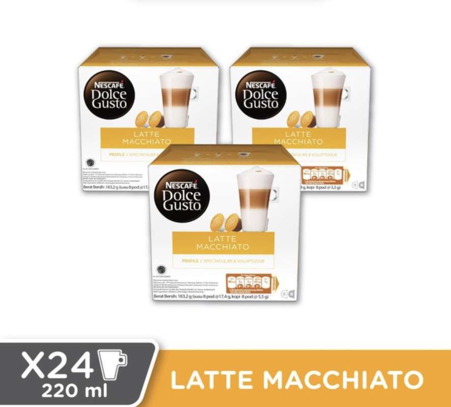 Promo Nescafe Dolce Gusto NDG Latte Macchiato Capsule 3 Box di Seller ZoxZa  Official Store - Kota Jakarta Timur, DKI Jakarta | Blibli
