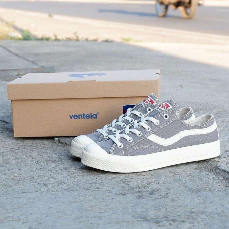 Jual Sepatu Ventela Public Low Grey Online Oktober 2020 Blibli Com