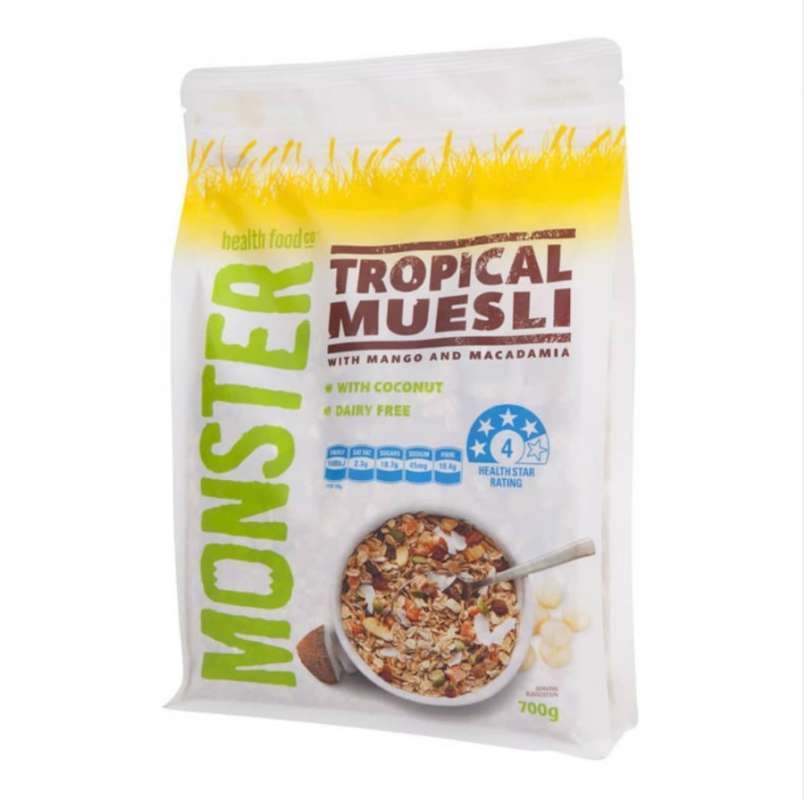 Jual MONSTER MUESLI TROPICAL MUESLI 700gram - Premium Muesli ...