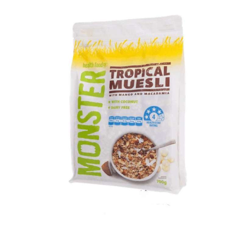 Promo MONSTER MUESLI TROPICAL MUESLI 700gram - Premium Muesli ...