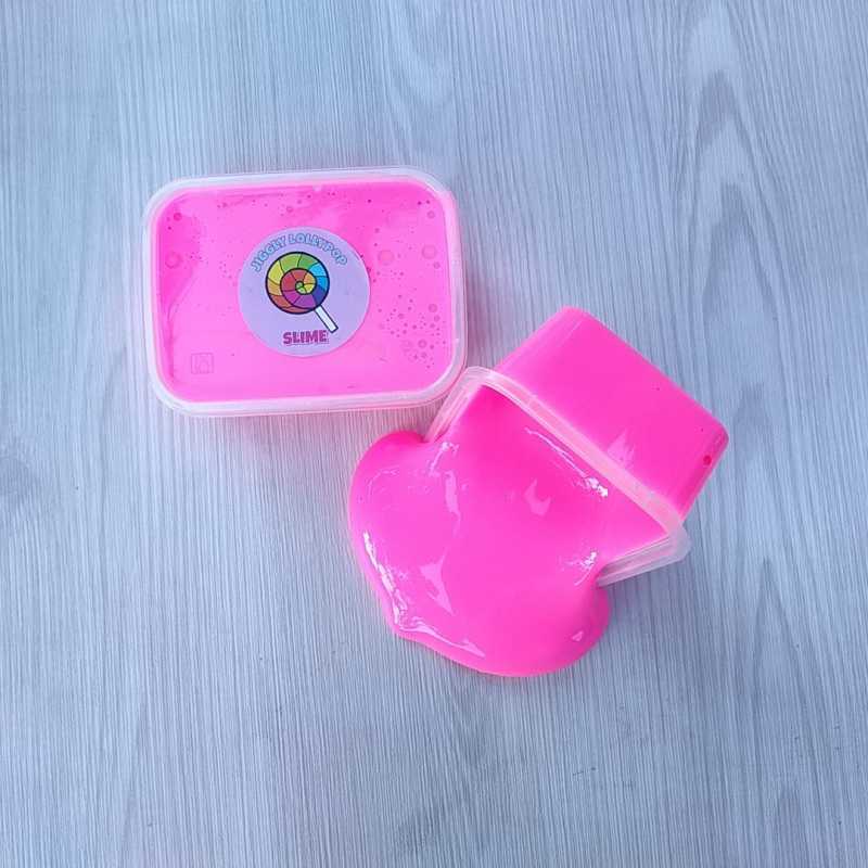 Jual Ayla Slime/topuslime Bersni/slime Tofu Pink 200cc/slime