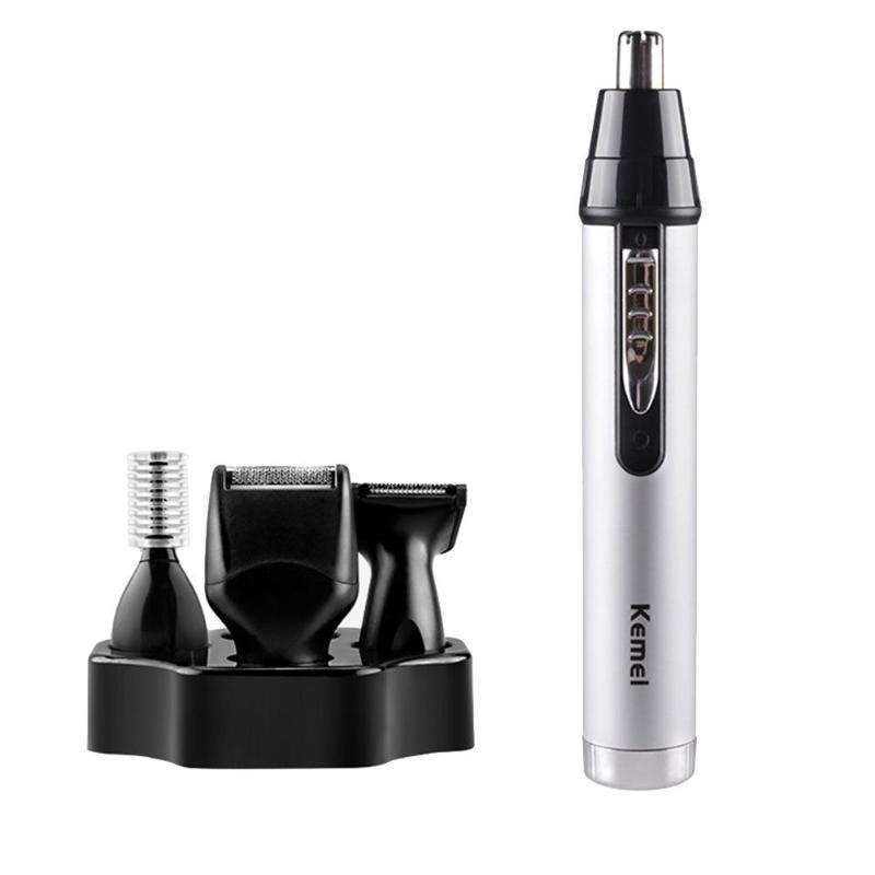 Jual Kemei Alat Cukur Elektrik 4 In 1 Nose Ear Hair Style Eyebrow Trimmer Km 6650 Silver Online Oktober 2020 Blibli Com