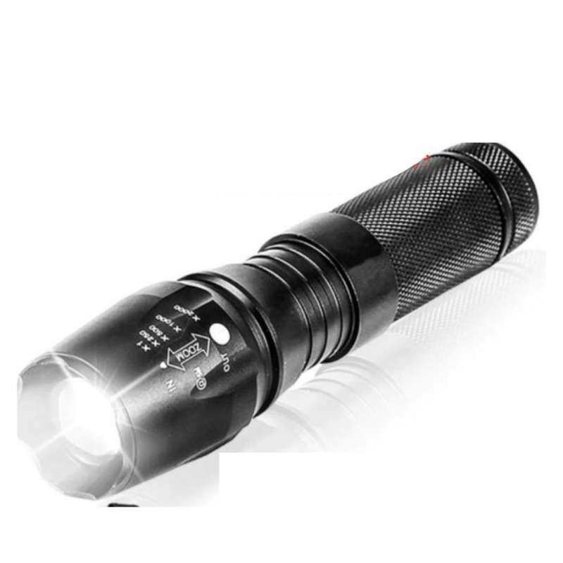 Jual Senter Led Super Terang Jarak Jauh Lengkap Murah Mei 2021 Blibli