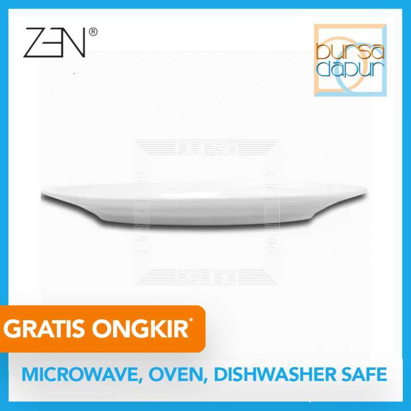 Jual Bursa Dapur Zen Porcelains Western Oval Rim 12 Ov 12r Piring Oval Online November 2020 Blibli Com