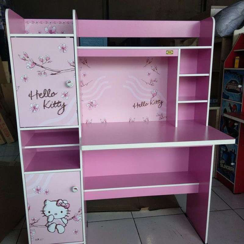 Jaya Murni Furniture Meja Belajar Anak Karakter Hello Kitty Kea Panel Sd Kt 12 1017 Ml Pink Terbaru Agustus 2021 Harga Murah Kualitas Terjamin Blibli