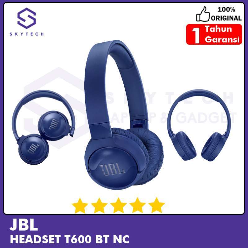 HEADSET JBL TUNE 600 T600 T600BT NC WIRELESS ON EAR HEADPHONE ORIGINAL