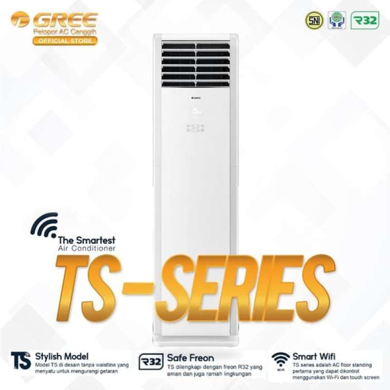 Jual Ac Gree Gvc 24ts Ac Deluxe Floor Standing Ts Series 3 Pk 1 Phase Online November 2020 Blibli Com