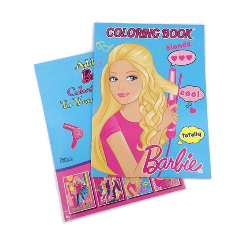 Jual Barbie Cool Coloring Book Large Dadi Buku Mewarnai Sticker Online Februari 2021 Blibli