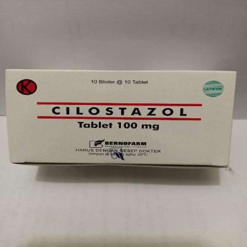 cilostazol 100 mg 1box isi 10 strip 10 tablet