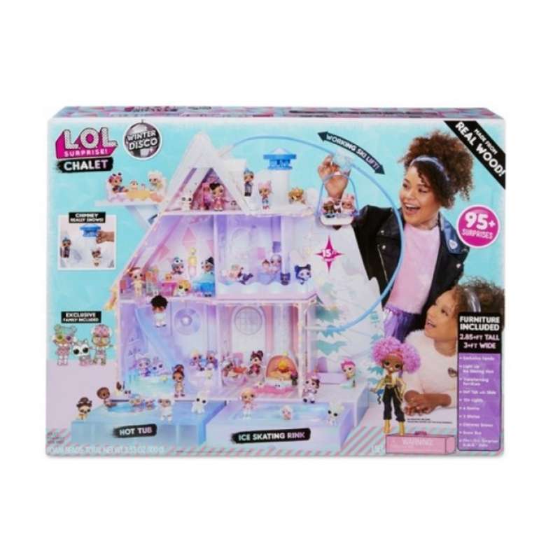 lol suprise lol surprise chalet winter disco chalet doll house with 95 surprises rumah full01 9v46qqm