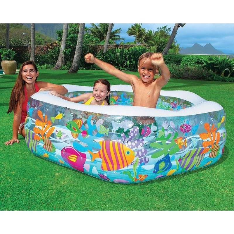 Jual Kolam Renang Karet Anak Intex Ocean Reef Pool 56493 Online September 2020 Blibli Com