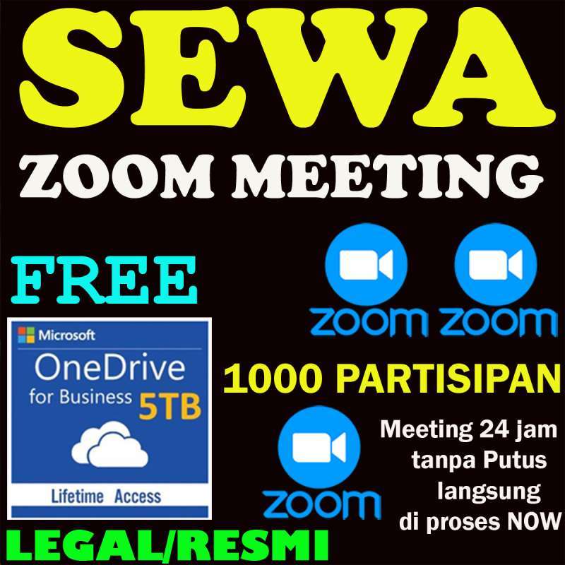 Jual Sewa Zoom Meeting 1000 Partisipan Sehari Murah Mei 2021 Blibli