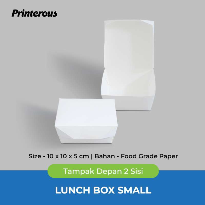 Jual Paper Lunch Box Small Kotak Makan Kertas Kecil 25 Pcs Online Desember 2020 Blibli