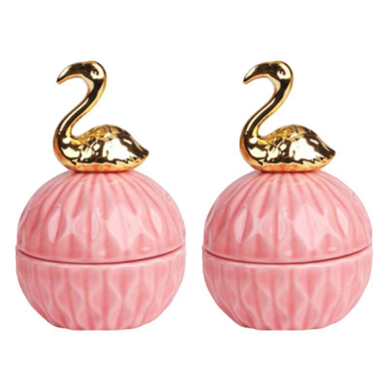 Promo 2pcs Ceramic Jewelry Box Vanity Top Organizer Small Holder Women Girls Di Er Homyl China Blibli Promo 2pcs Ceramic Jewelry Box Vanity, Vanity Top Jewelry Box