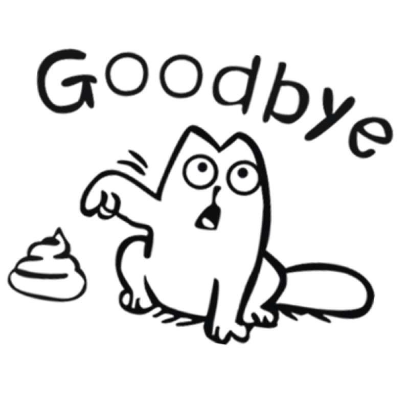 Jual Wall Stickers Cute Cat Bathroom Decor Toilet Lid Stickers Vinyl Door Sign Online November 2020 Blibli Com