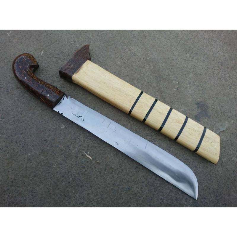 Jual Golok Tebas Golok Kebun Golok Kerja Baja Tajam Siap Pakai 45cm Murah Mei 2021 Blibli