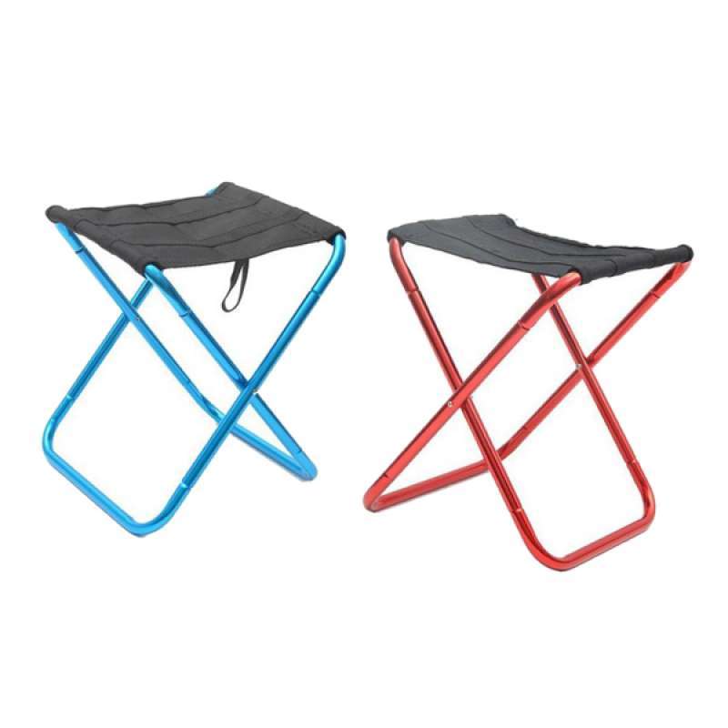 Jual 2x Outdoor Folding Chair Portable Beach Fishing Stool Camping Hiking Picnic Seat Online November 2020 Blibli Com